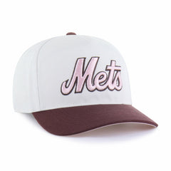 New York Mets '47 Unisex Love Letter Adjustable Hitch Hat - Stone/Burgundy - 47 brand Sale