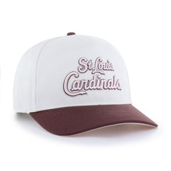 St. Louis Cardinals '47 Unisex Love Letter Adjustable Hitch Hat - Stone/Burgundy - 47 brand Lifestyle