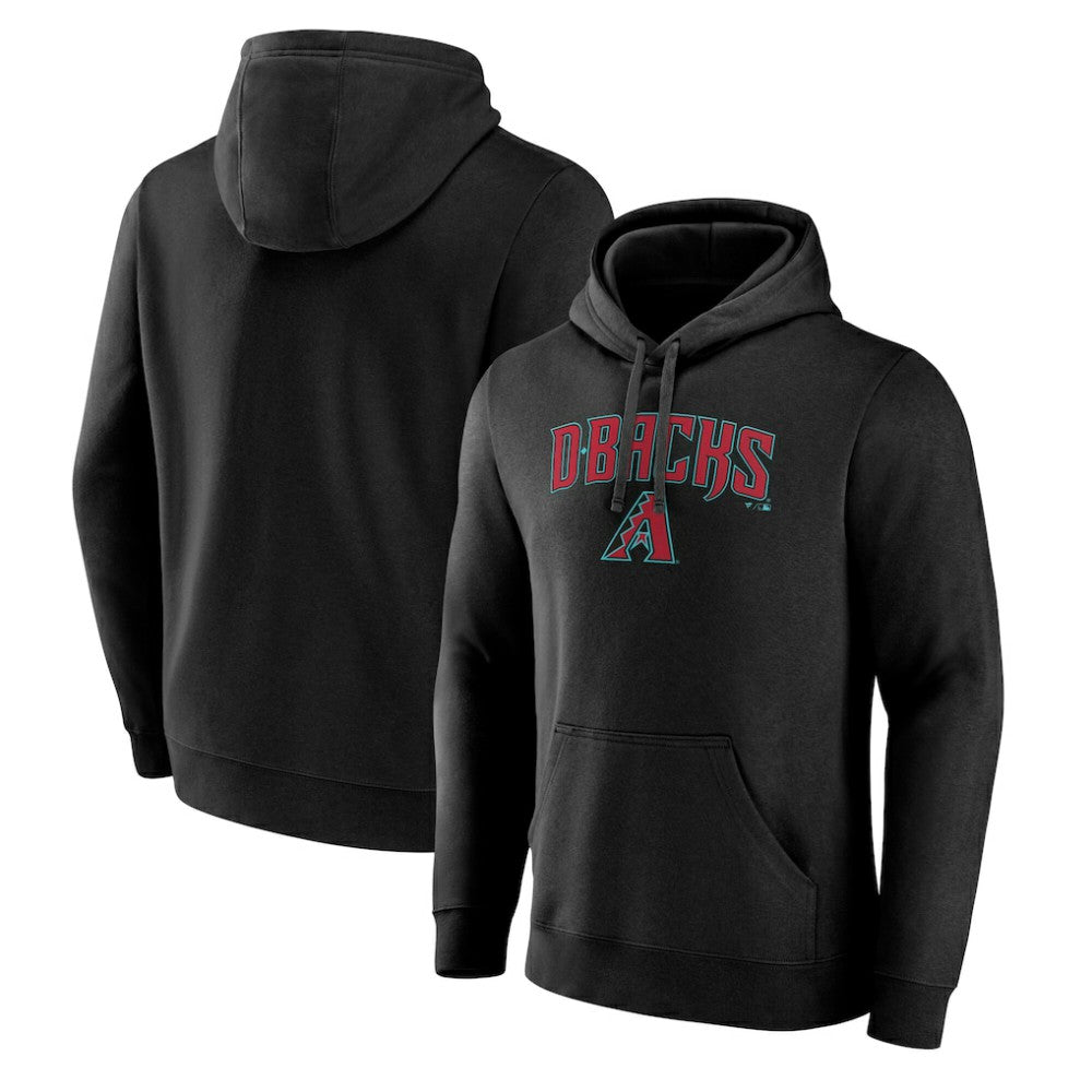 Arizona Diamondbacks Team Lockup Hoodie - Black - MLB Online