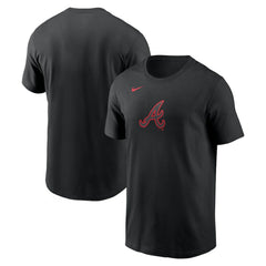 Atlanta Braves Nike Color Pop T-Shirt - Black - Nike Lifestyle