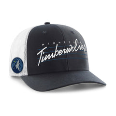 Minnesota Timberwolves '47 Downburst Trucker Adjustable Hat Navy | 47 brand Near Me