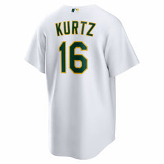 Nick Kurtz Athletics Nike Home Replica Player Jersey - White - Nike Sale