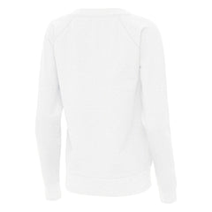 Chicago Bears Antigua Women's Varsity Tri-Blend V-Neck Long Sleeve T-Shirt White