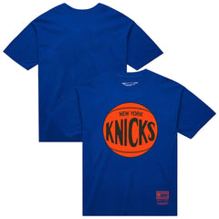 New York Knicks Unisex Hardwood Classics MVP Logo T-Shirt Blue | Mitchell & Ness outlet