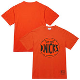 New York Knicks Unisex Hardwood Classics MVP Logo T-Shirt Orange | Mitchell & Ness discount