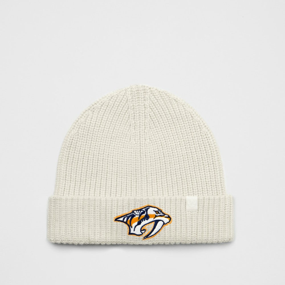 Nashville Predators lululemon Unisex Close-Fit Wool-Blend Ribbed Beanie - Heathered Bone - NHL 203169731