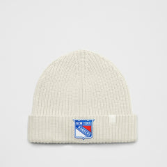 New York Rangers lululemon Unisex Close-Fit Wool-Blend Ribbed Beanie - Heathered Bone - NHL 203169738