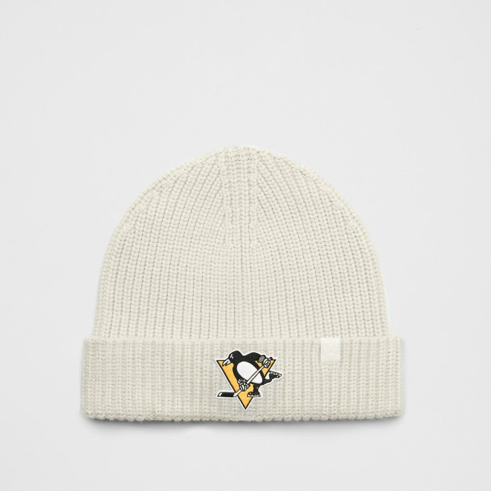Pittsburgh Penguins lululemon Unisex Close-Fit Wool-Blend Ribbed Beanie - Heathered Bone - NHL 203169746