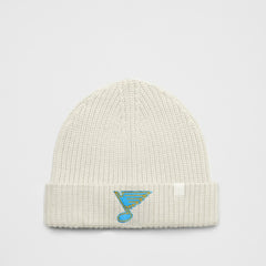 St. Louis Blues lululemon Unisex Close-Fit Wool-Blend Ribbed Beanie - Heathered Bone - NHL 203169752
