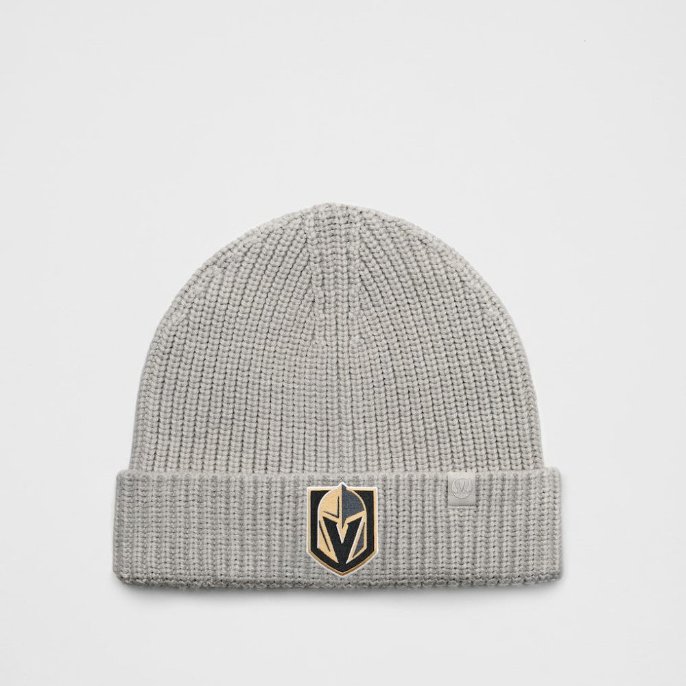 Vegas Golden Knights lululemon Unisex Close-Fit Wool-Blend Ribbed Beanie - Heathered Gull Grey - NHL 203169765