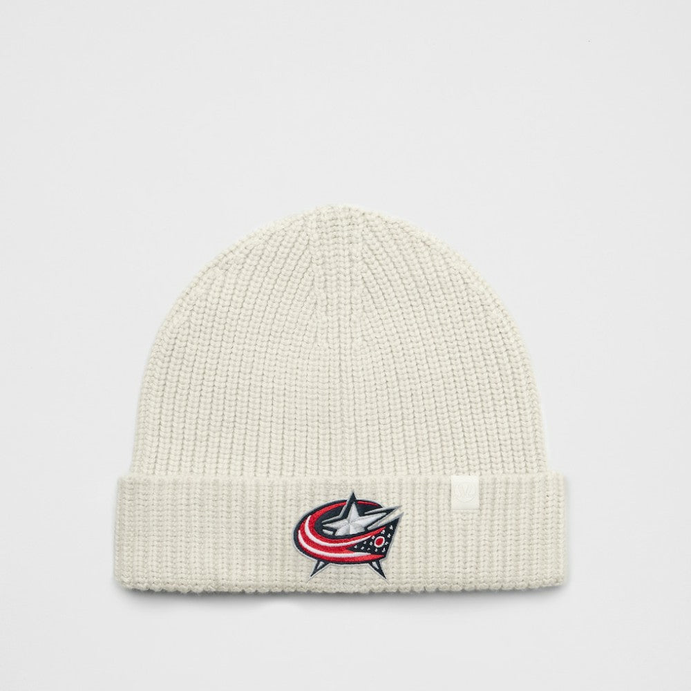Columbus Blue Jackets lululemon Unisex Close-Fit Wool-Blend Ribbed Beanie - Heathered Bone - NHL 203169786
