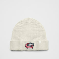 Columbus Blue Jackets lululemon Unisex Close-Fit Wool-Blend Ribbed Beanie - Heathered Bone - NHL 203169786
