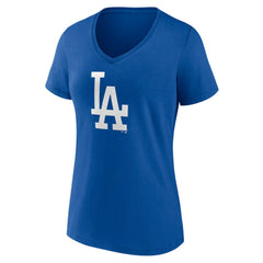 Shohei Ohtani Los Angeles Dodgers Women's Player Name & Number V-Neck T-Shirt - Royal - MLB on Sale