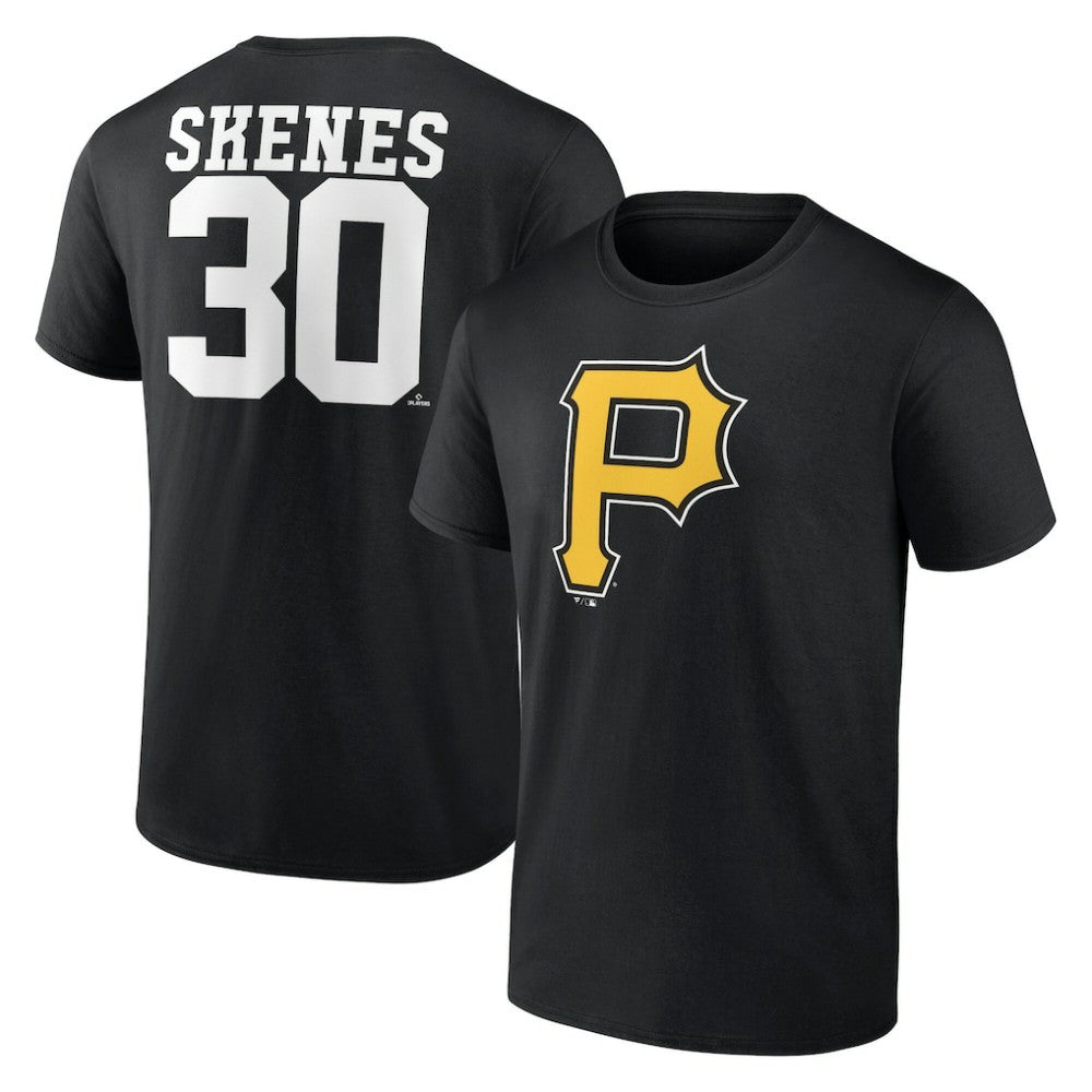 Paul Skenes Pittsburgh Pirates Player Name & Number T-Shirt - Black - MLB Sale