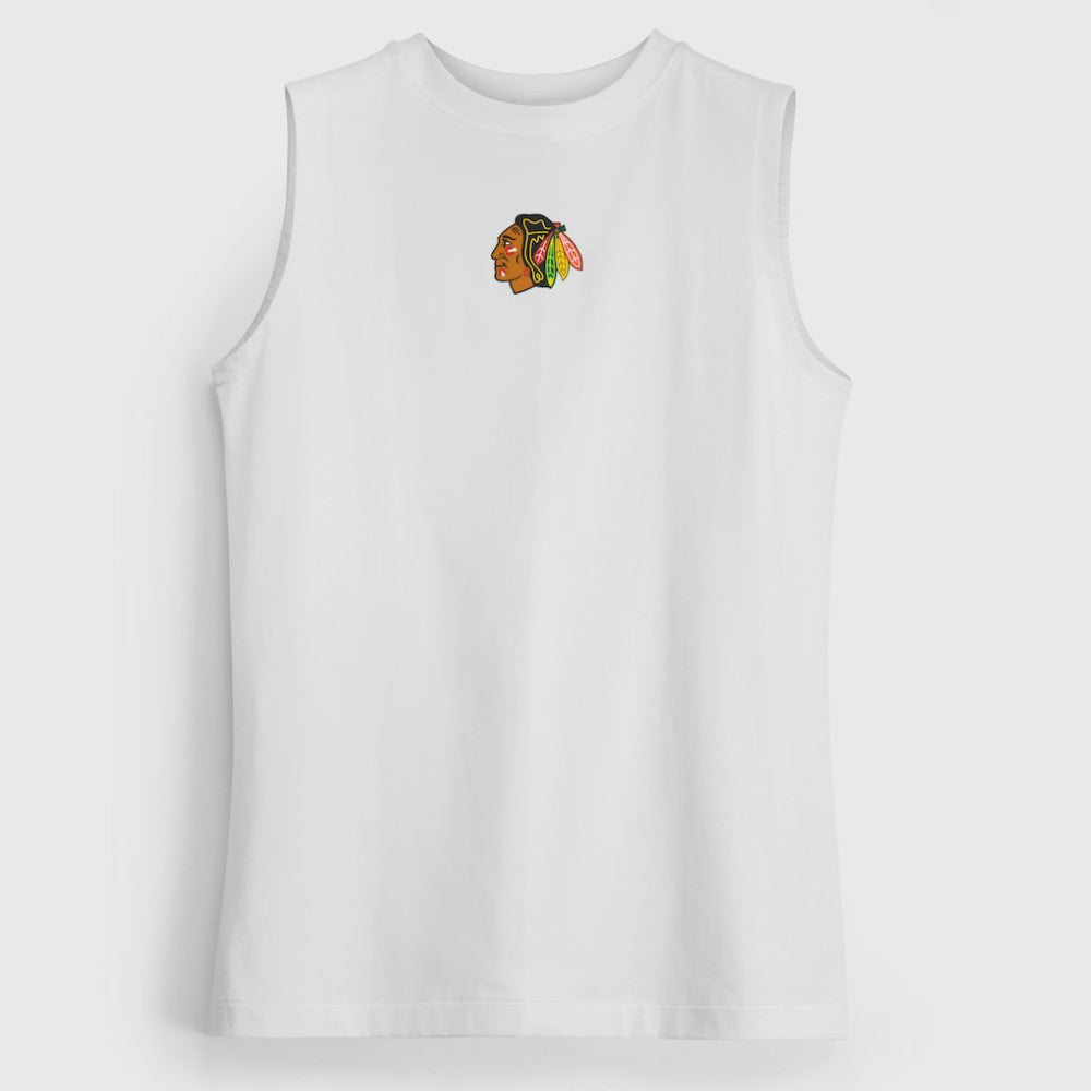 Chicago Blackhawks lululemon Women's All Yours Organic Cotton Tank Top - White - NHL 203169846