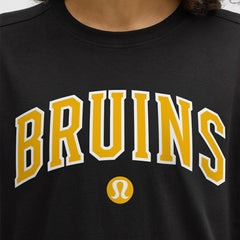 Boston Bruins lululemon Women's All Yours Organic Cotton T-Shirt - Black - NHL 203169853