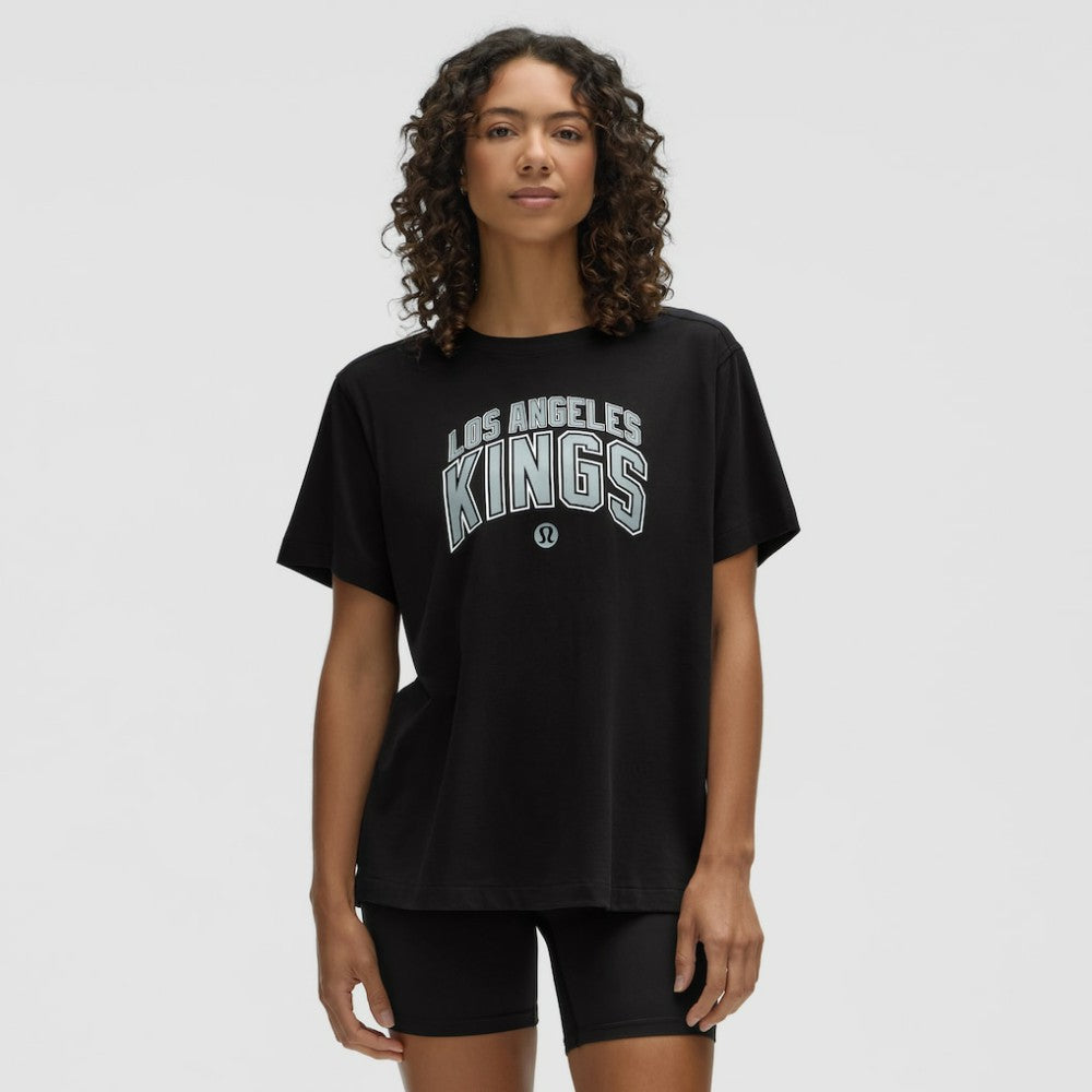 Los Angeles Kings lululemon Women's All Yours Organic Cotton T-Shirt - Black - NHL 203169857