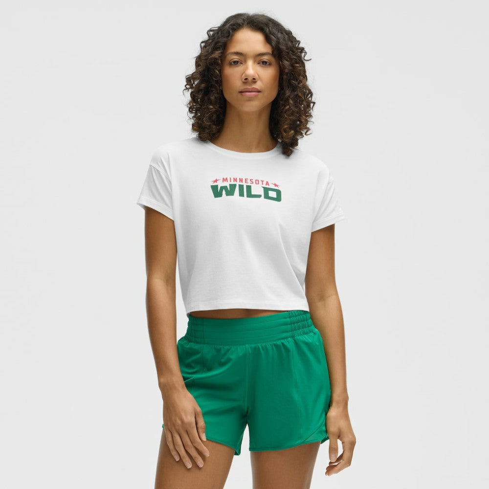 Minnesota Wild lululemon Women's Cates T-Shirt - White - NHL 203169924