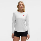 Detroit Red Wings lululemon Women's Love Long Sleeve T-Shirt - Heathered Core Ultra Light Grey - NHL 203169989