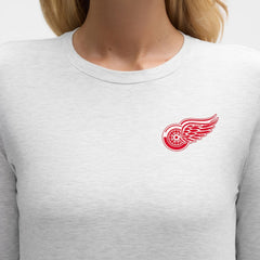 Detroit Red Wings lululemon Women's Love Long Sleeve T-Shirt - Heathered Core Ultra Light Grey - NHL 203169989