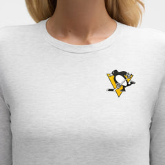 Pittsburgh Penguins lululemon Women's Love Long Sleeve T-Shirt - Heathered Core Ultra Light Grey - NHL 203169998
