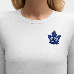 Toronto Maple Leafs lululemon Women's Love Long Sleeve T-Shirt - Heathered Core Ultra Light Grey - NHL 203170002