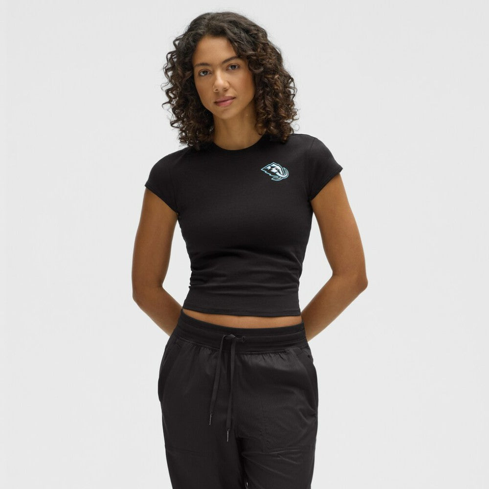 Utah Mammoth lululemon Women's Baby T-Shirt - Black - NHL 203170015