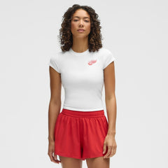 Detroit Red Wings lululemon Women's Baby T-Shirt - White - NHL 203170022