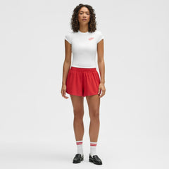 Detroit Red Wings lululemon Women's Baby T-Shirt - White - NHL 203170022
