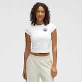 Edmonton Oilers lululemon Women's Baby T-Shirt - White - NHL 203170023