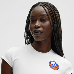 New York Islanders lululemon Women's Baby T-Shirt - White - NHL 203170028