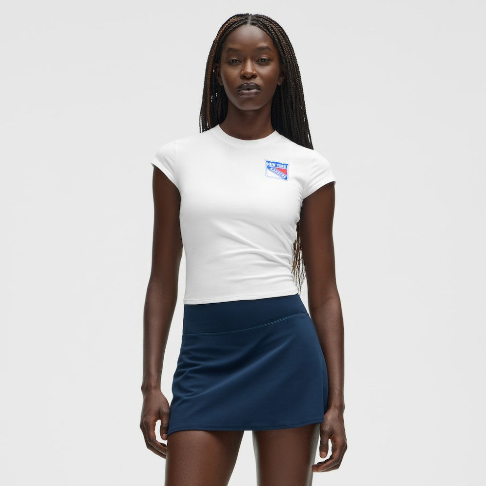 New York Rangers lululemon Women's Baby T-Shirt - White - NHL 203170029