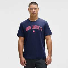 Columbus Blue Jackets lululemon Organic Cotton Classic-Fit T-Shirt - Blue - NHL 203170053