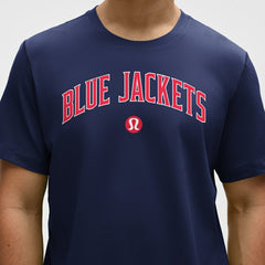 Columbus Blue Jackets lululemon Organic Cotton Classic-Fit T-Shirt - Blue - NHL 203170053