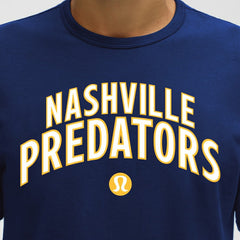 Nashville Predators lululemon Organic Cotton Classic-Fit T-Shirt - Blue - NHL 203170054