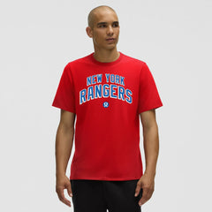 New York Rangers lululemon Organic Cotton Classic-Fit T-Shirt - True Red - NHL 203170064