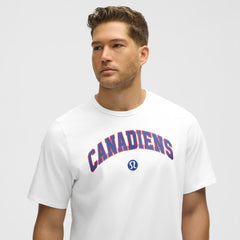 Montreal Canadiens lululemon Organic Cotton Classic-Fit T-Shirt - White - NHL 203170070