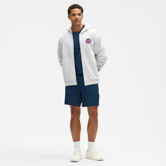 Edmonton Oilers lululemon Steady State Full-Zip Hoodie - Heathered Core Ultra Light Grey - NHL 203170182