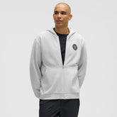 Los Angeles Kings lululemon Steady State Full-Zip Hoodie - Heathered Core Ultra Light Grey - NHL 203170184