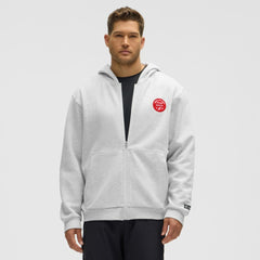 New Jersey Devils lululemon Steady State Full-Zip Hoodie - Heathered Core Ultra Light Grey - NHL 203170188
