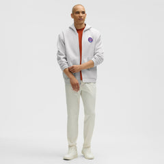 New York Islanders lululemon Steady State Full-Zip Hoodie - Heathered Core Ultra Light Grey - NHL 203170189
