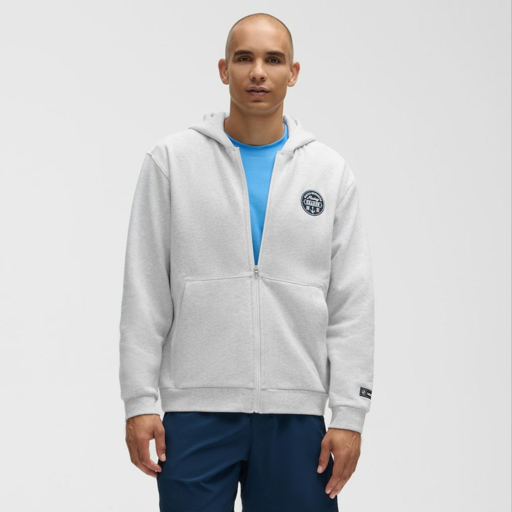 Seattle Kraken lululemon Steady State Full-Zip Hoodie - Heathered Core Ultra Light Grey - NHL 203170195