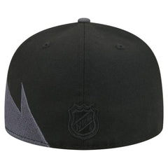 Chicago Blackhawks New Era Spikes 59FIFTY Fitted Hat - Black - NHL 203170279