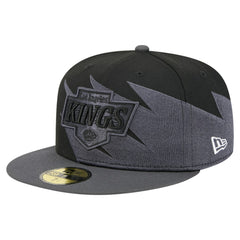 Los Angeles Kings New Era Spikes 59FIFTY Fitted Hat - Black - NHL 203170281