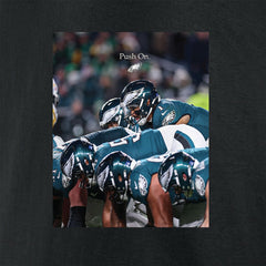 Philadelphia Eagles Push On T-Shirt Black