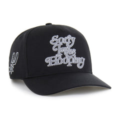 San Antonio Spurs Brand Seen by '47 Sorry I Was Hooping Hitch Adjustable Hat Black | 47 brand online