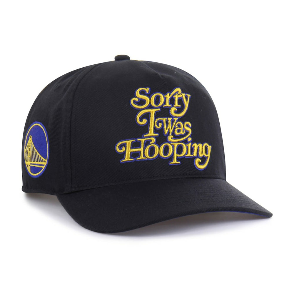 Golden State Warriors Brand Seen by '47 Sorry I Was Hooping Hitch Adjustable Hat for sale Black | 47 brand online