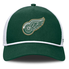 Detroit Red Wings Fanatics Bermuda A-Frame Adjustable Hat - Green/White - NHL 203170645