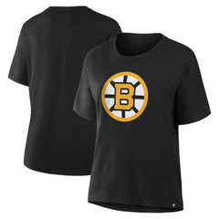 Boston Bruins Fanatics Women's Primary Logo Legacy T-Shirt - Black - NHL 203171053