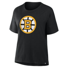 Boston Bruins Fanatics Women's Primary Logo Legacy T-Shirt - Black - NHL 203171053